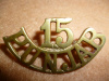 15th Punjab Regiment Shoulder Title 